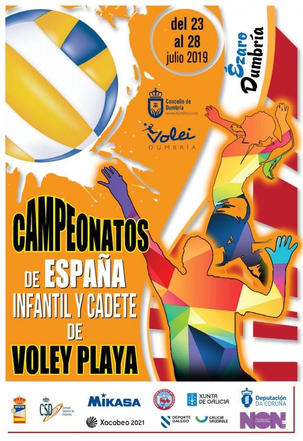 Campionato Galego Infantil e Cadete de Volei Praia no Ezaro 2019