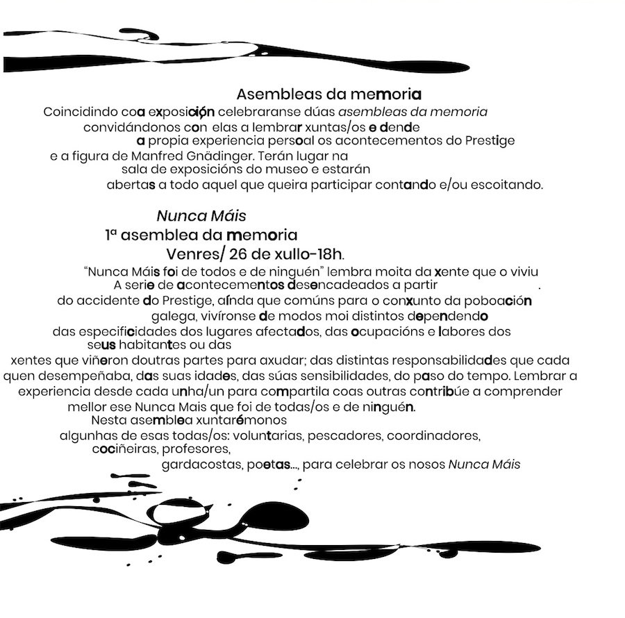 Nunca mais nel museo man copia