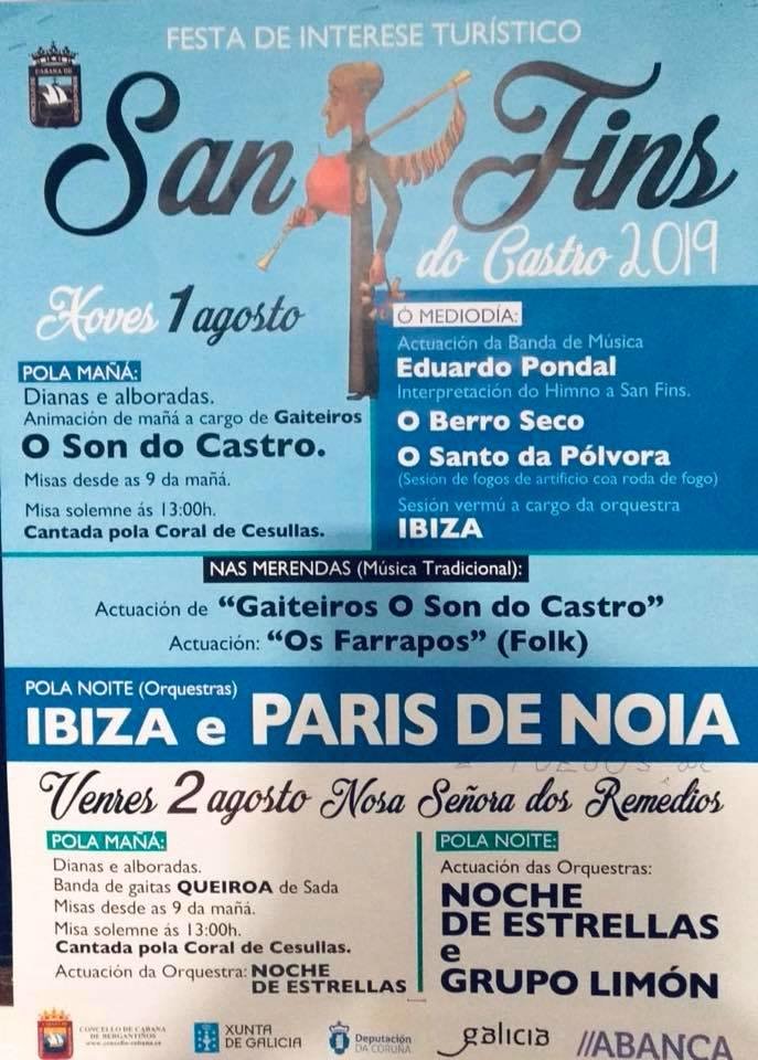Festas do San Fins do Castro 2019