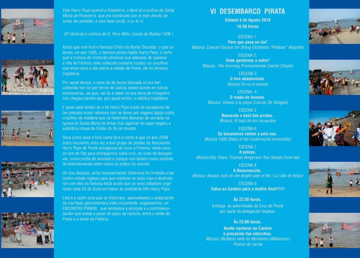 Desembarco Pirata na Festa do Longueiron de Fisterra