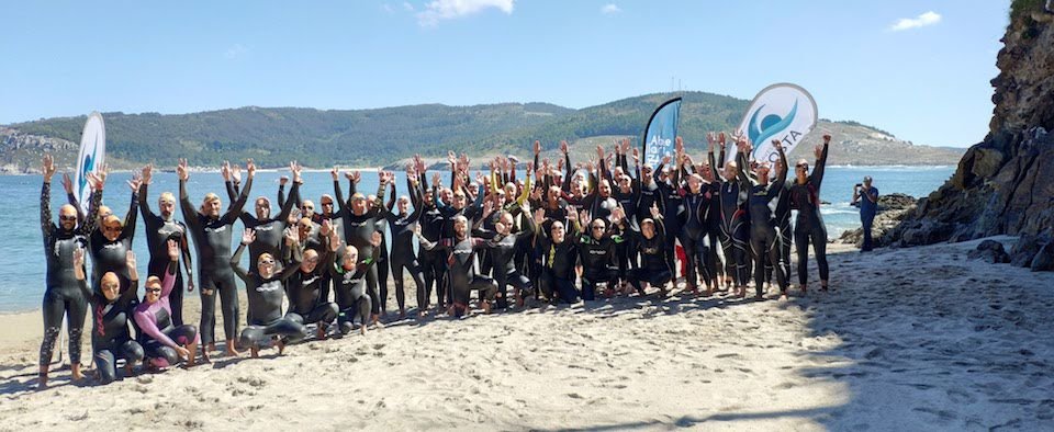 Foto de familia na Area das Vacas da Travesia Costa Balares
