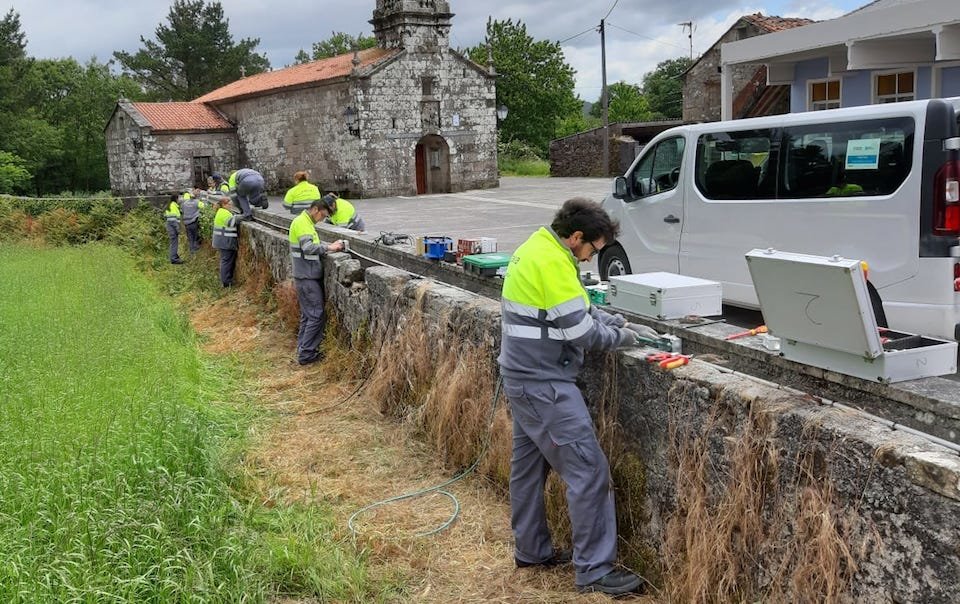 Traballos do Obradoiro de Emprego de Electricidade