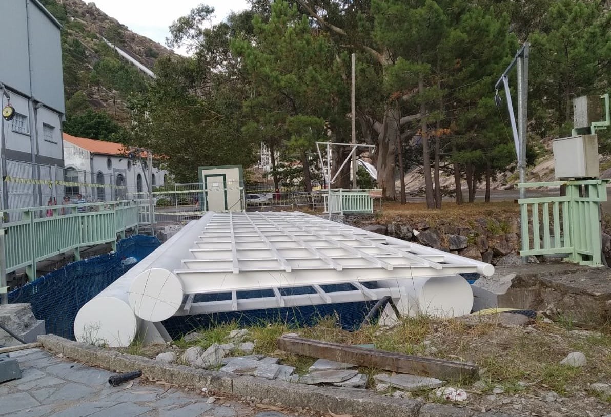 Primeira pasarela que vai ir diante da central nova