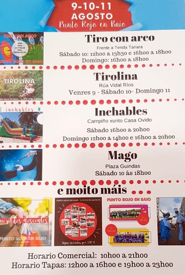 Actividades familiares do Punto Rojo de Baio