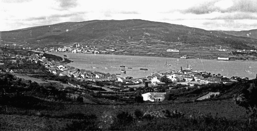 Corcubion aerea 1928-Foto-Caamano