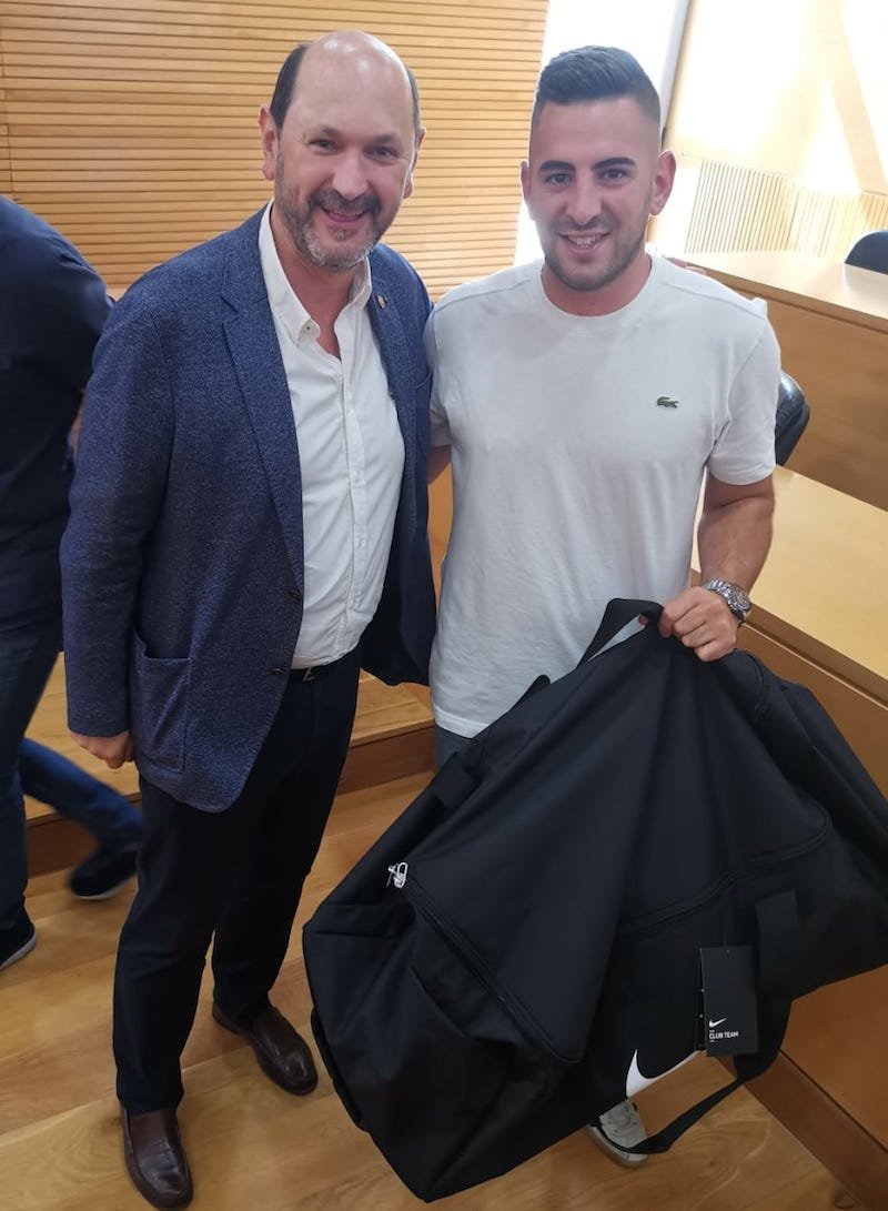 Rafael Louzan con Cristian presi do Muros