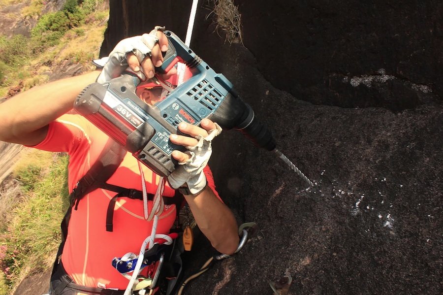 Furando a fervenza do Xallas