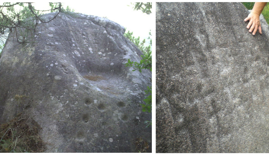 Petrogliflos da Pedra da Pia e da Pedra das Cruces en Muros-Foto-Patrimoniogalego