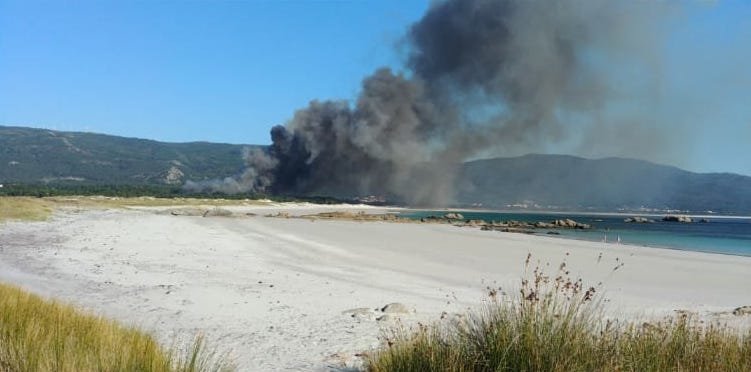 Incendio na Boca do Rio-Carnota