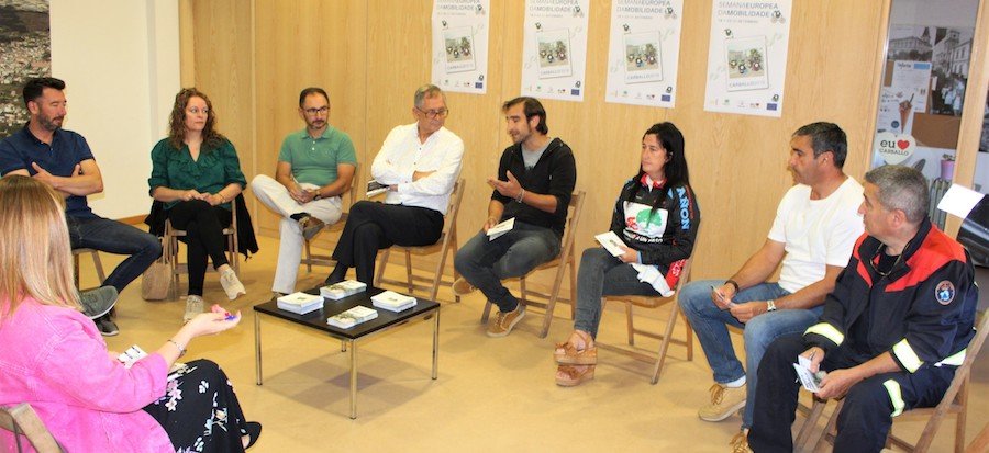 Reunion en Carballo pola Semana da Mobilidade