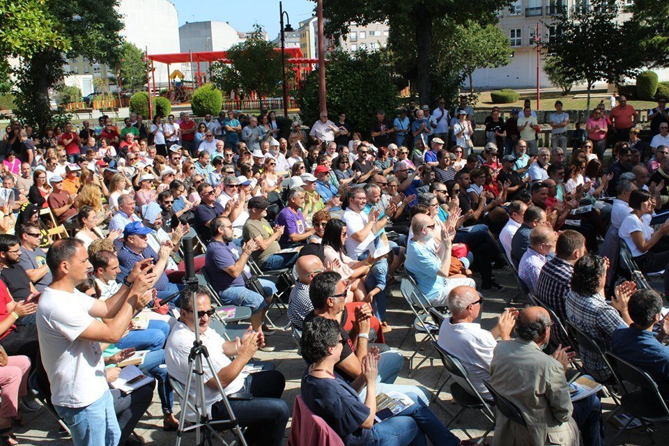 Acto de Ana Ponton en Carballo