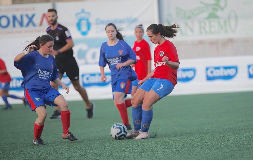 Imaxe do partido de pretemporada do Bergan Fem ante o Betanzos