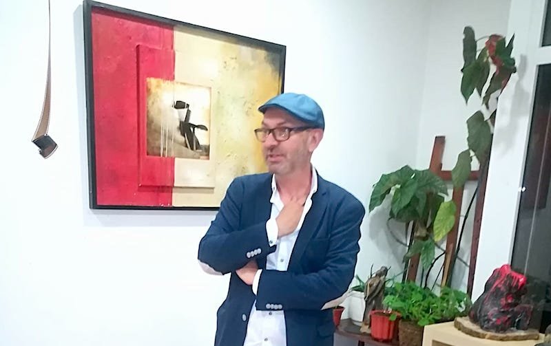 Eduardo Hermida na Galeria Garabato