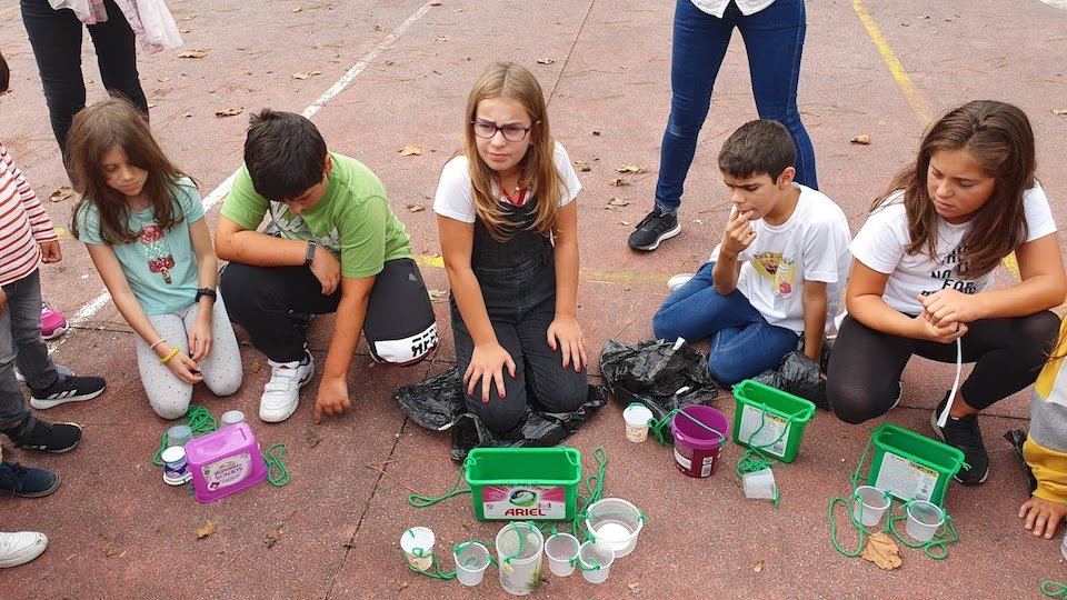 Xogos no CEIP de Louro contra a crise climatica