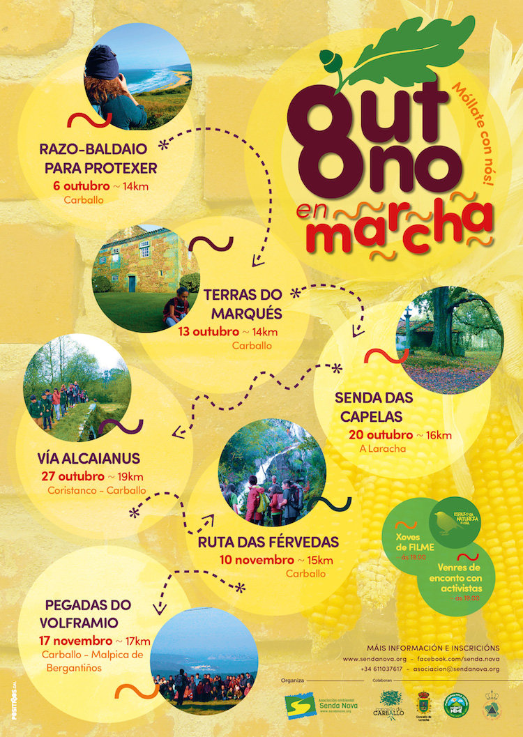 sendanova---viii-outono-en-marcha_cartaz