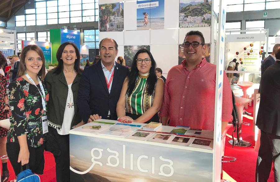 Solpor na DFeira de Turismo de Rimi-Italia