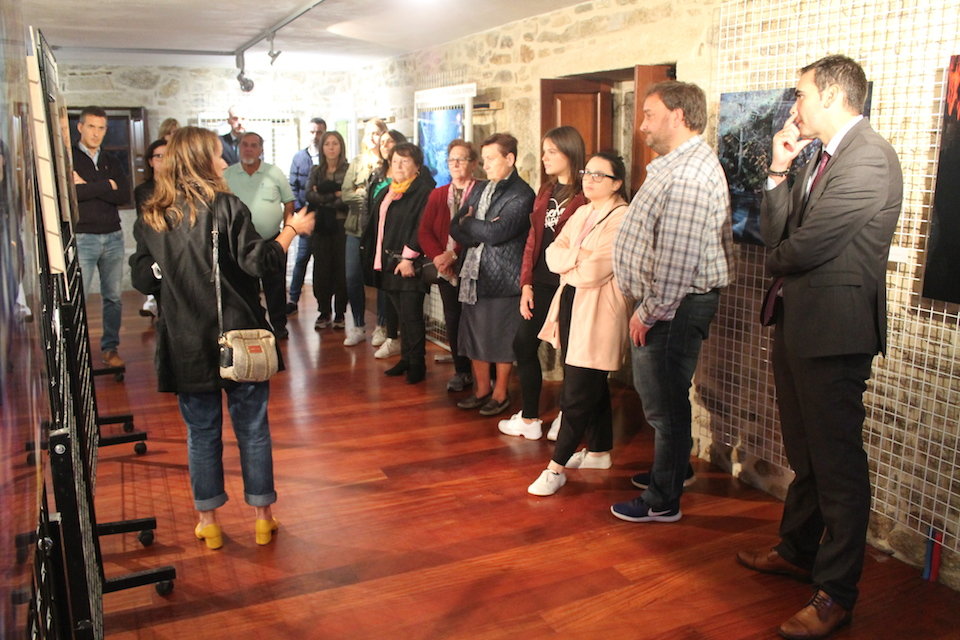 Inauguracion da Mostra de Manuel Valcarcel en Santa COmba