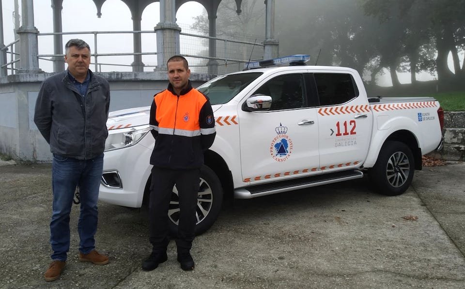 foto entregar pick up Prot Civil Carnota