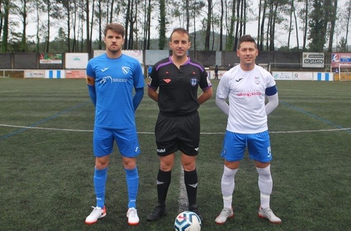 Lucas e Mendieta con Alberto Bana no Ponteceso-Corme-Foto-SD