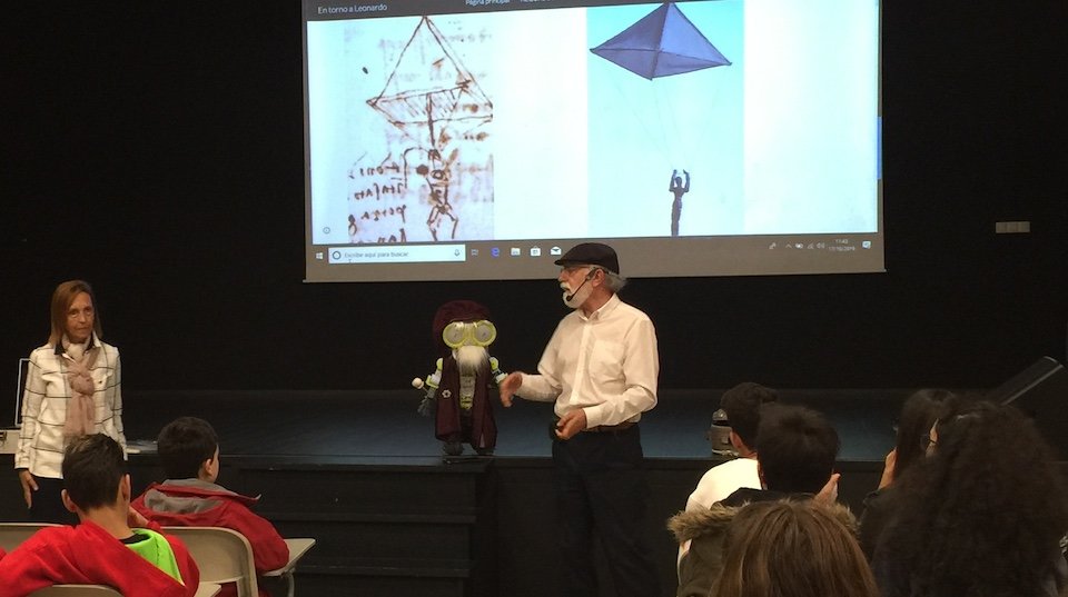 José Dulac no IES Fernando Blanco