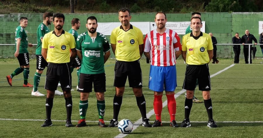 Capis do Fisterra-Foz co trio arbitral