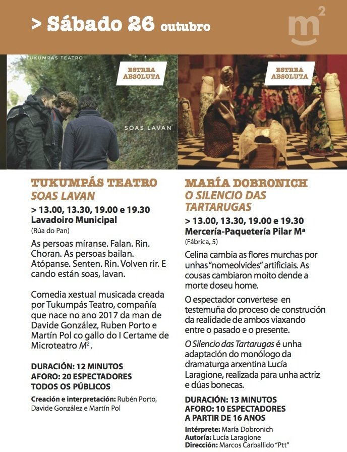 Programa FIOT 2019 Microescenas Marina Dobronich