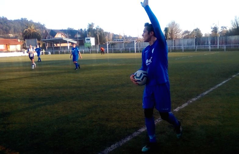 Xogador do Laxe no Cunchido