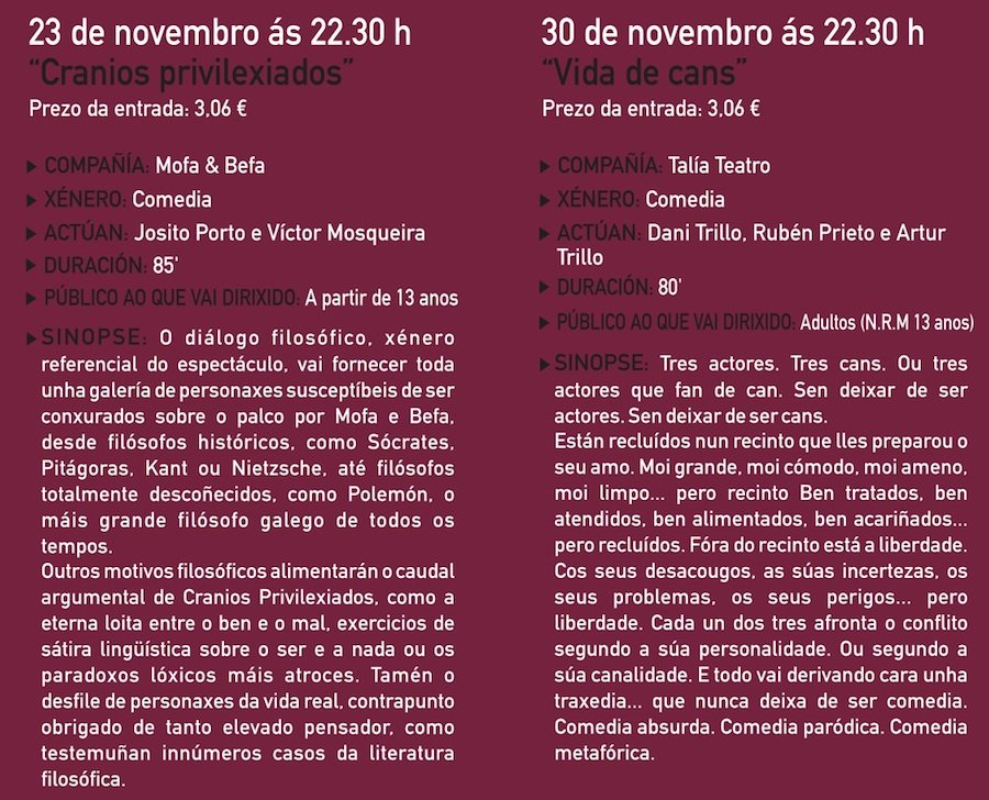 Ciclo de Teatro de Ponteceso 2019 copia
