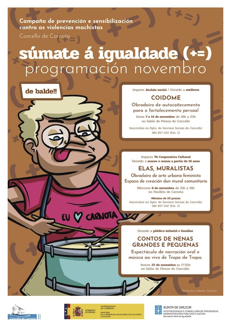 Carnota en Igualdade Programa novembro 19