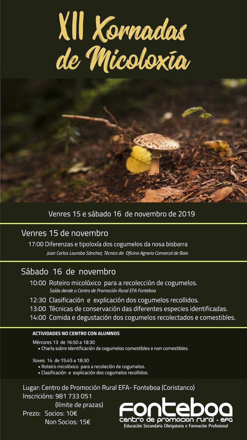 Xornadas Micoloxicas EFA Fonteboa