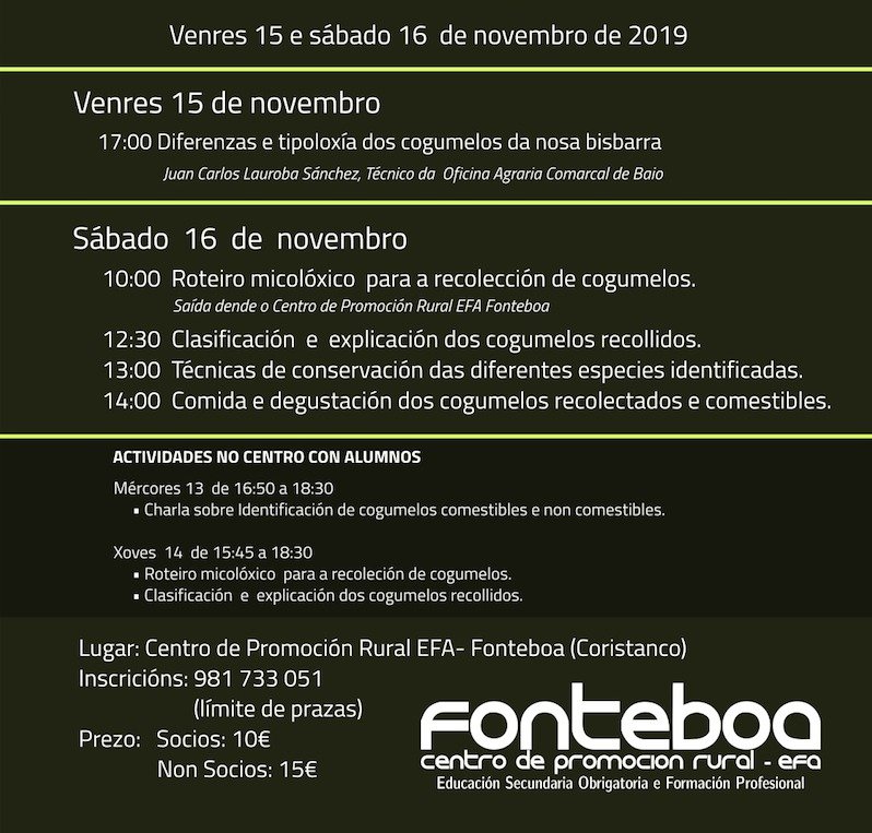 Xornadas Micoloxicas EFA Fonteboa