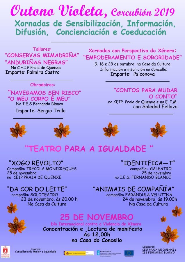 outono violeta corcubión