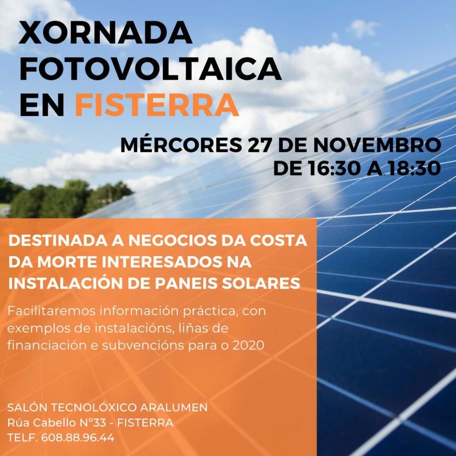 xornada fotovoltaica aralumen