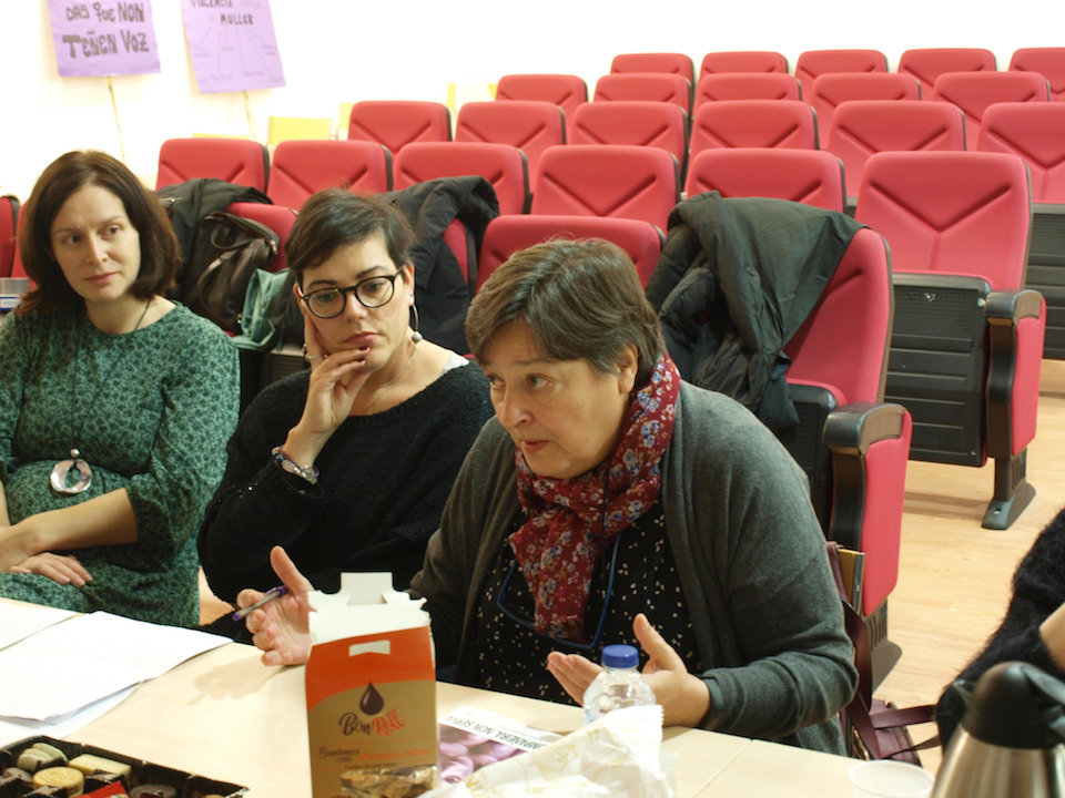 Maria Rosario Regueira Cereijo no Club de Lectura ds Curandeiras de Vimianzo