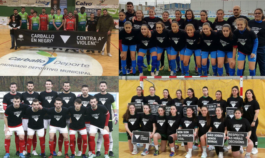 carballo deporte en negro