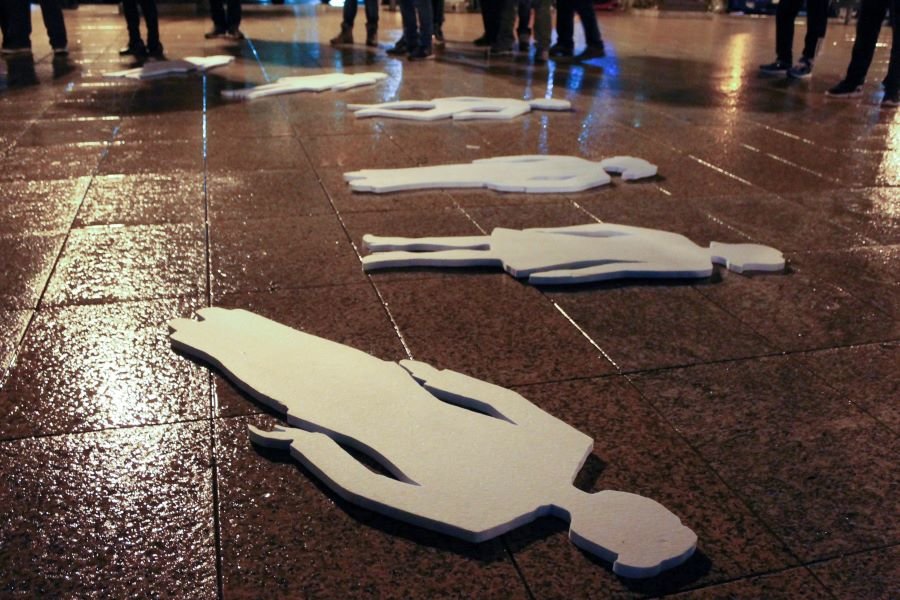 siluetas das vitimas 25n buserana 2019