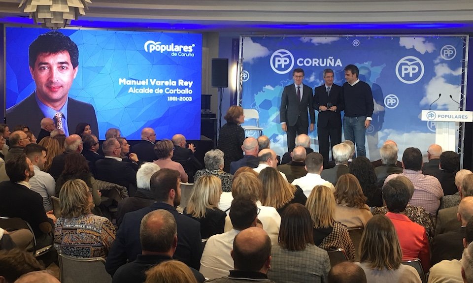 Manuel Varela Rey, primeiro alcalde popular da democracia en Carballo