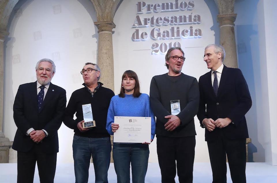 O conselleiro de Economía, Emprego e Industria, Francisco Conde, asiste á gala dos Premios Artesanía de Galicia 2019.