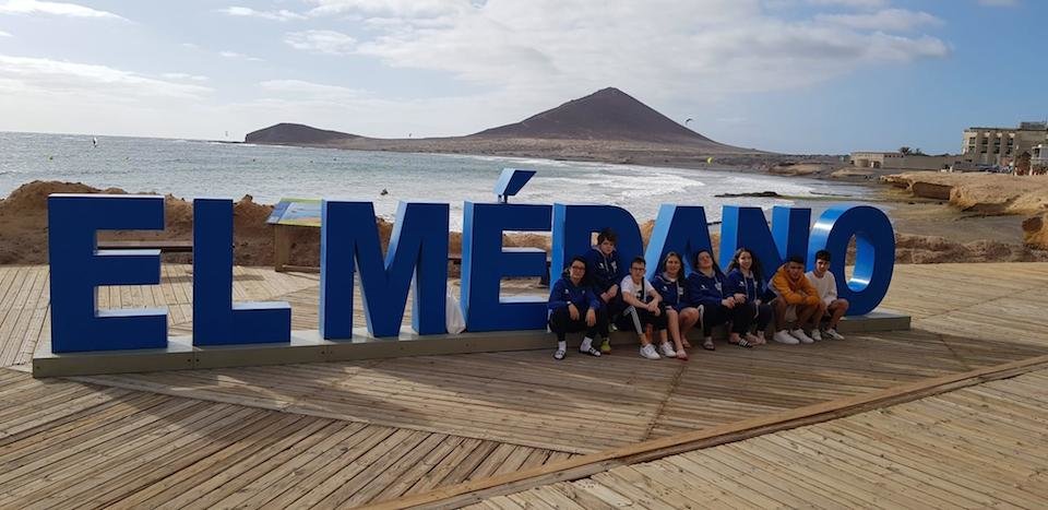 Membros do Judo Club Bergantinos en Tenerife de experiencia