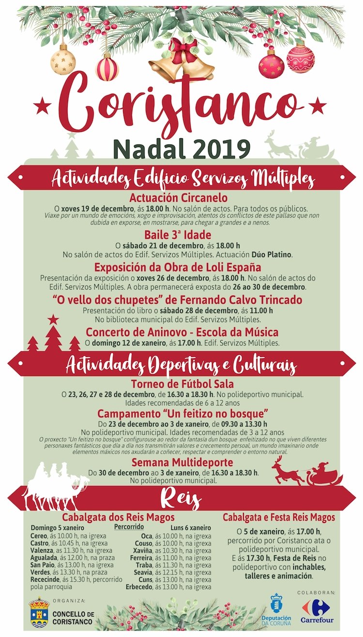 cartel nadal coristanco