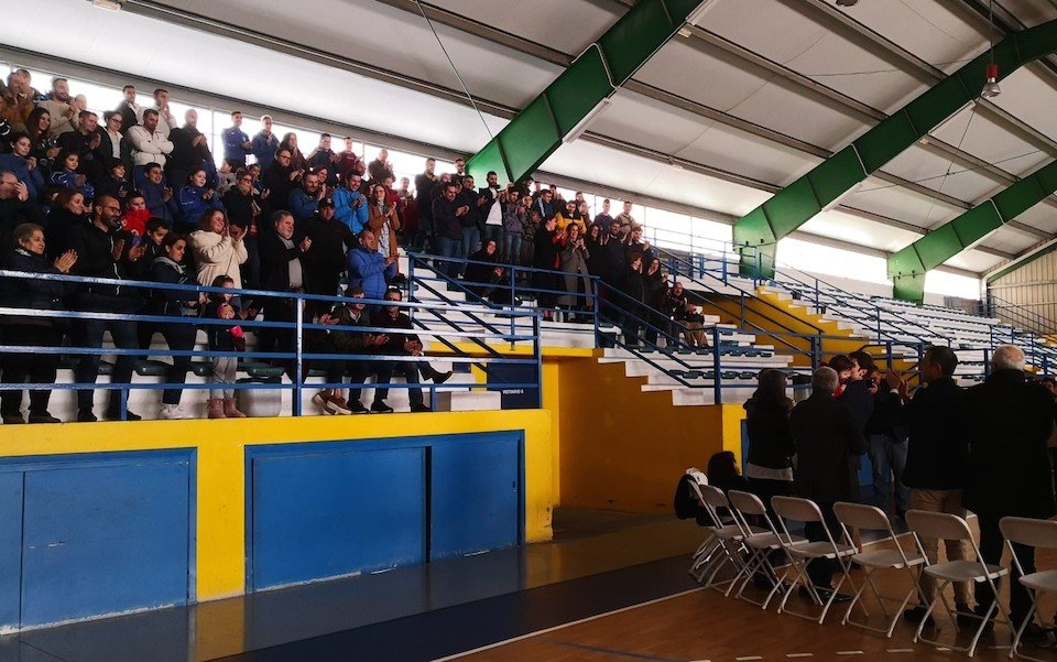 Ambiente no Pavillón Víctor Vigo