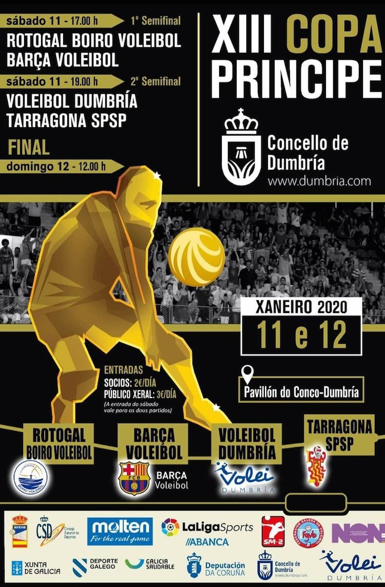 Copa Principe de Volei Costa da Morte en Dumbria