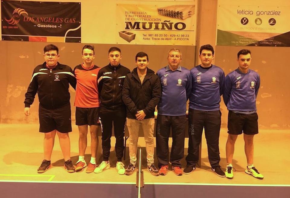 Concello Mazaricos - AD Zas Ponciano Nieto de tenis de mesa