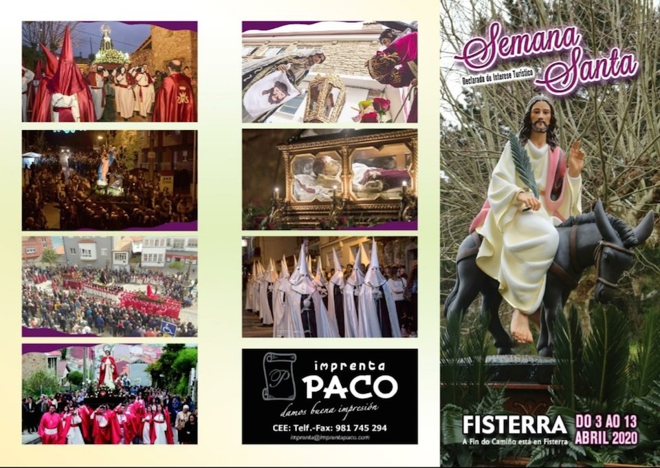 Programa Semana Santa Fisterra 2020