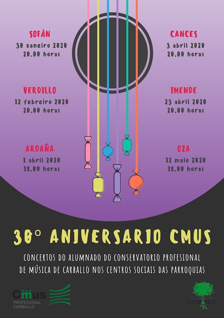 Concertos do CMUS polas parroquias de Carballo