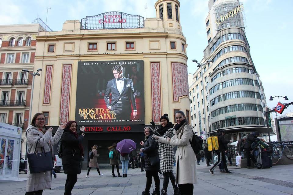 A Mostra do Encaixe no cartel do Cine Callao de Madrid