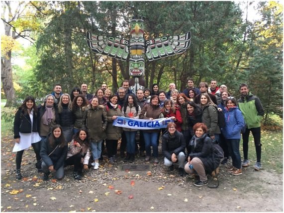 Berta Toja en Canada  co programa Piale de formacion do profesorado