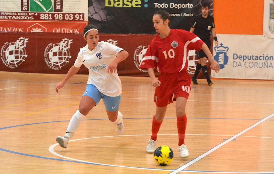 Carla Amarelle coa Seleccion Galega de FSF