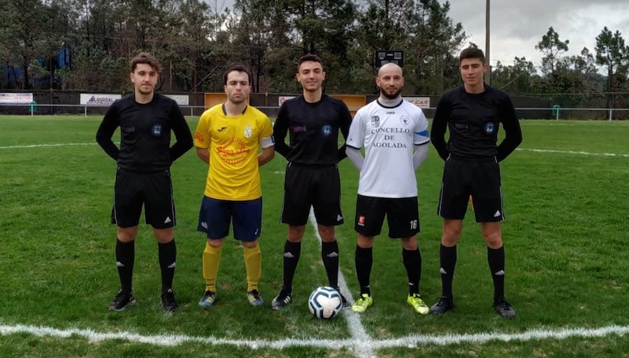 Mazaricos e Agolada cos arbitros