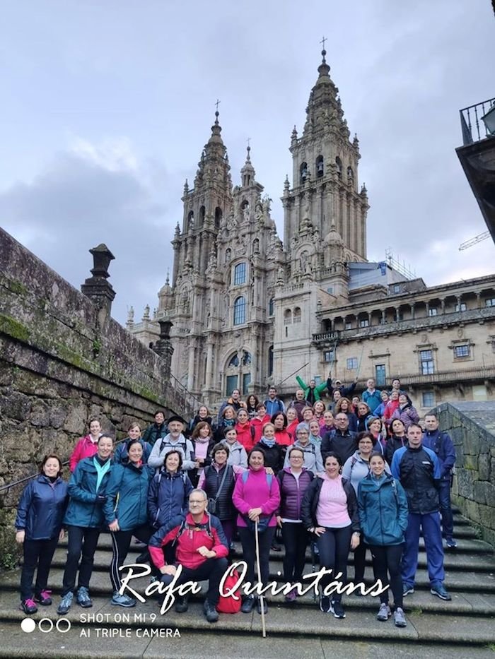 Familia da Barafunda facendo o Camino-Foto-Rafa Quintans